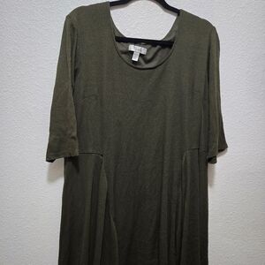Hunter Green Sweater Dress